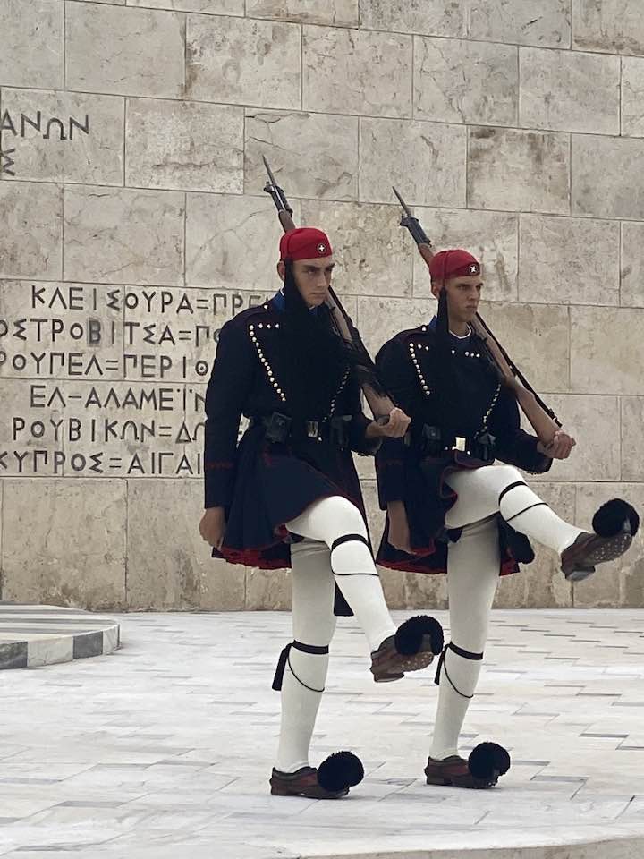 ZoeH aTHENS changing of the guard